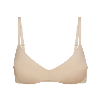 NWT SKIMS 32C WIRELESS FORM SUPER PUSH UP BRA SAND