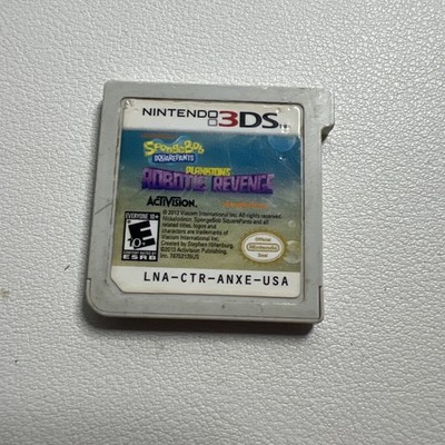 SpongeBob SquarePants Plankton's Robotic Revenge Nintendo 3DS *Game Only *Tested