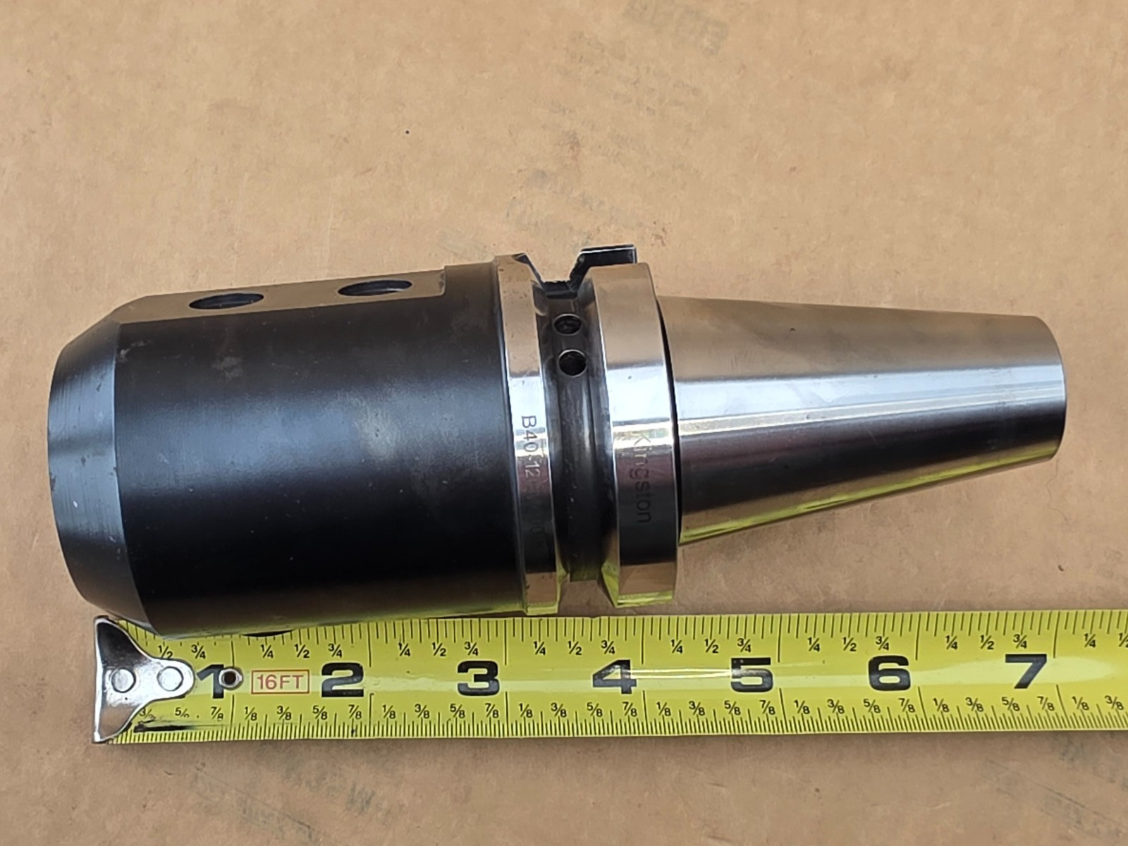 Kingston BT40 1-1/4" End Mill Holder 4" Gage B40-12EM400-K CNC Tool Holder