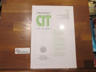 CIT journal of computing and Information technology, June 2014, Vol. 22, No 2 Gl