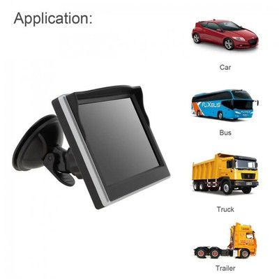 5in TFT-LCD Color Screen Display Car Monitor For Rear View Reverse Backup Camera