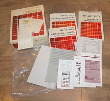 HP 41CV Calculator BOX - VINTAGE Operating Manuals Paperwork