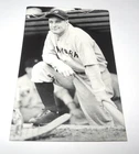 Vintage Baseball Lou Gehrig New York Yankees Photo Exhibit Postcard George Burke
