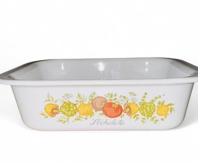 CorningWare Vintage L Echalote Casserole Dish MC-1-B 7  X 5.5  X 2 