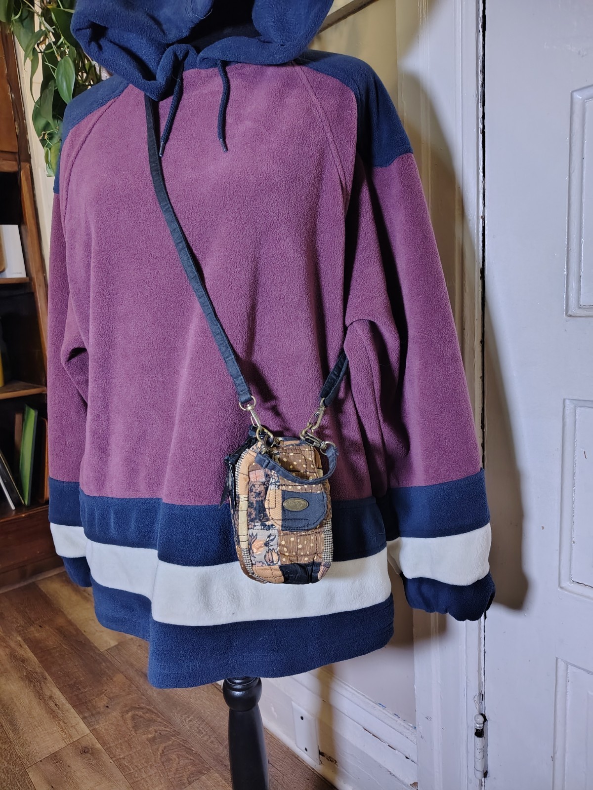 Vtg Patchwork Boho Hippie Donna Sharp Crossbody W… - image 1