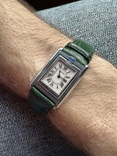 Cartier Tank Basculante Ref 2386 Quartz Full Set From 2000