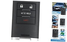 4 Button Car Keyless Entry Remote Control Replacement Key Fob Proximity Smart