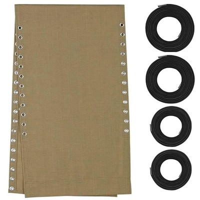 Zero Gravity Chair Fabric with Bungee Cord Kit, 17 Inch Wide Repair Cloth wit...