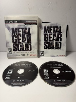 Metal Gear Solid: The Legacy Collection Sony PlayStation 3, PS3, Konami, 2013