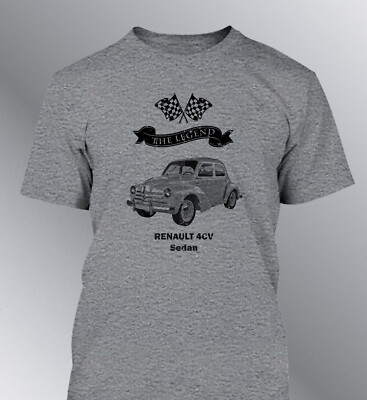 Herren T-Shirt 4CV Sedan The Legend Vintage 4 PS Used Look