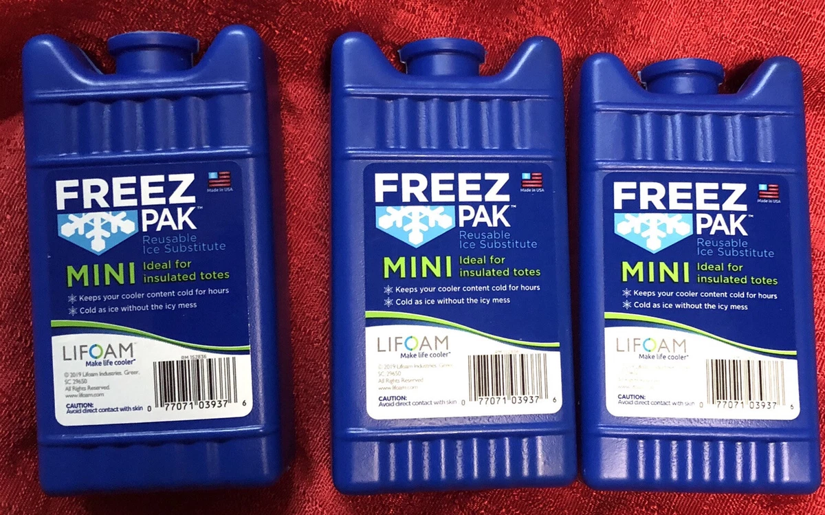 Ice Pack - Ice packs for coolers - Includes: 3 Ice Pack size Mini