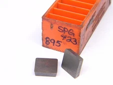 NEW SURPLUS 4PCS. CARBOLOY SPG 423  GRADE: 895  CARBIDE INSERTS