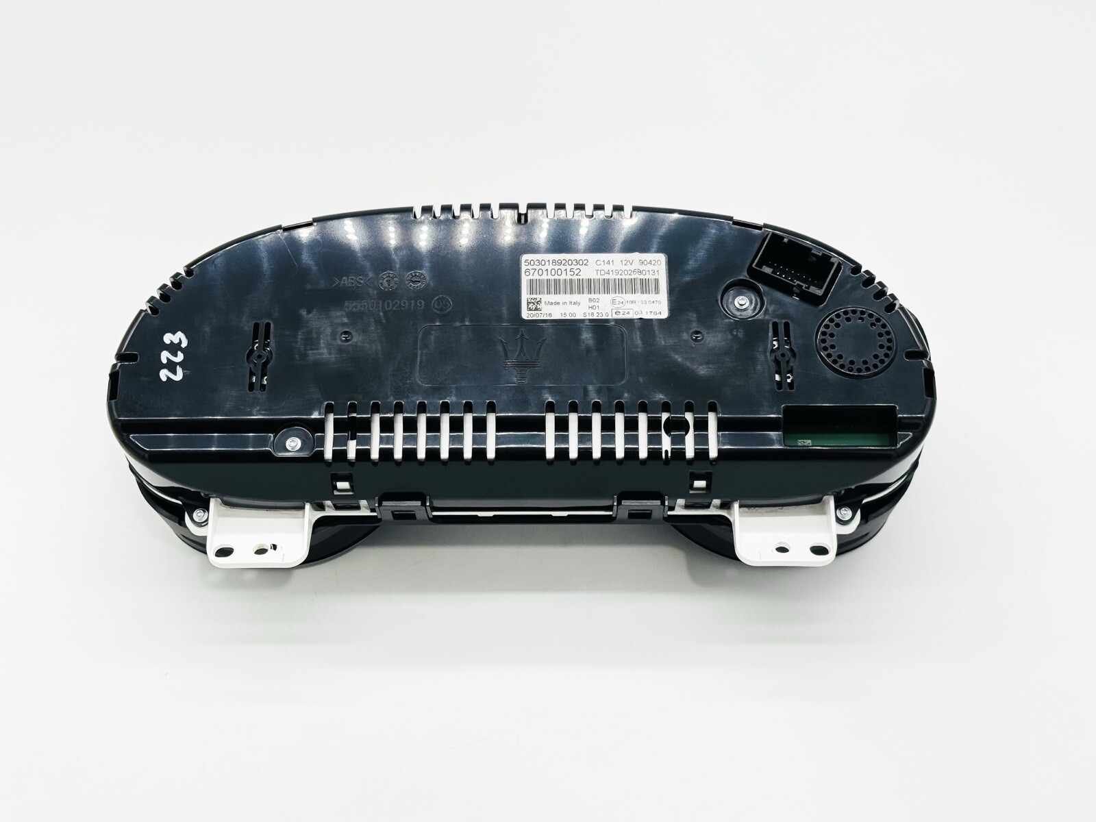 14-17 MASERATI GHIBLI SPEEDOMETER INSTRUMENT GAUGE CLUSTER MILES 670100152