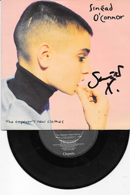 SINEAD O CONNOR - the emperor s new clothes  - 7''-Vinyl . SIGNED. AUTOGRAMM