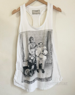ALLSAINTS SPITALFIELDS Laurie Lipton Graphic for Allsaints Racer back ALine Tank