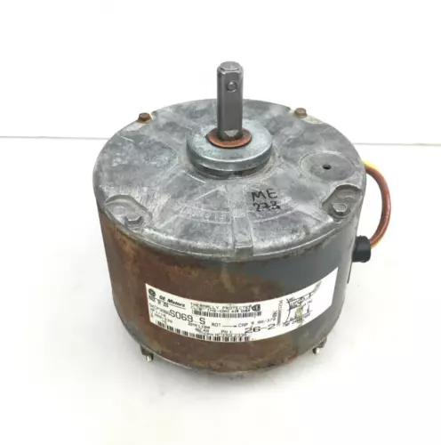 GE Condenser Fan Motor 5KCP39BGS069S HP1/10 RPM 1100 HC33GE233A used #ME273