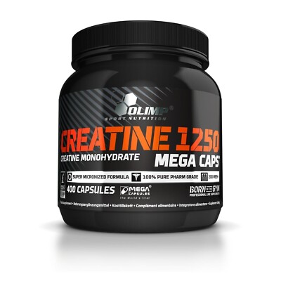 Olimp Creatine 1250 Mega Caps 560g 400 Caps. Kraftaufbau (59,80 /kg)
