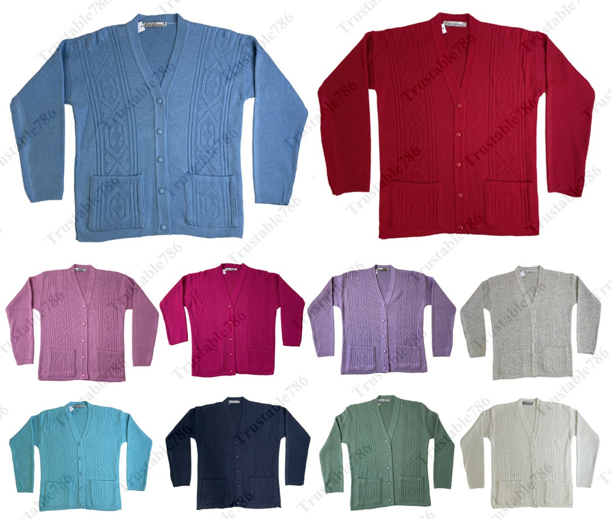 Button Cardigans For Older Ladies Ladies Long Sleeve Cardigan With