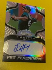 ⚾ 2019 Panini Prizm Baseball Pro Penmanship Auto #PP-JC Jharel COTTON ⚾