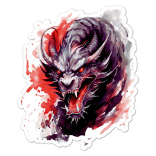 Dragon Head Sticker Decal