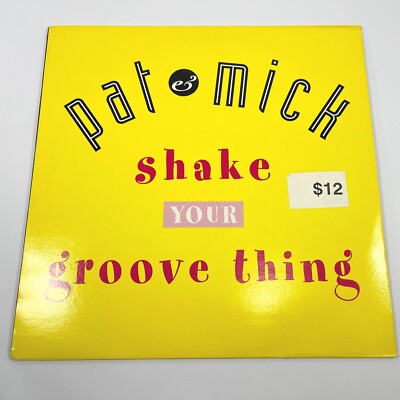PAT & MICK Shake Your Groove Thing 12  Single 1992 UK IMPORT Euro House Disco