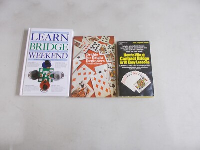 3 LEARNING  BRIDGE EASY LESSONS WIN CONTRACT BRIGHT BEGINNERS LEARN IN WEEKEND
