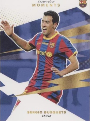 Sergio Busquets #109 5x7 FC Barcelona 08/10 Made 2015-2016 Topps
