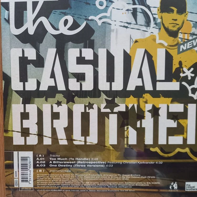 The Casual Brothers – Custumer's Choice (Part Two) EP 12" SWE-2003 VG+/VG+ - Bild 2 von 2