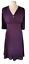 thumbnail 1 - Holly Willoughby 14 16 Purple V Neck Fit Flare 50s Style Tea Dress Party 
