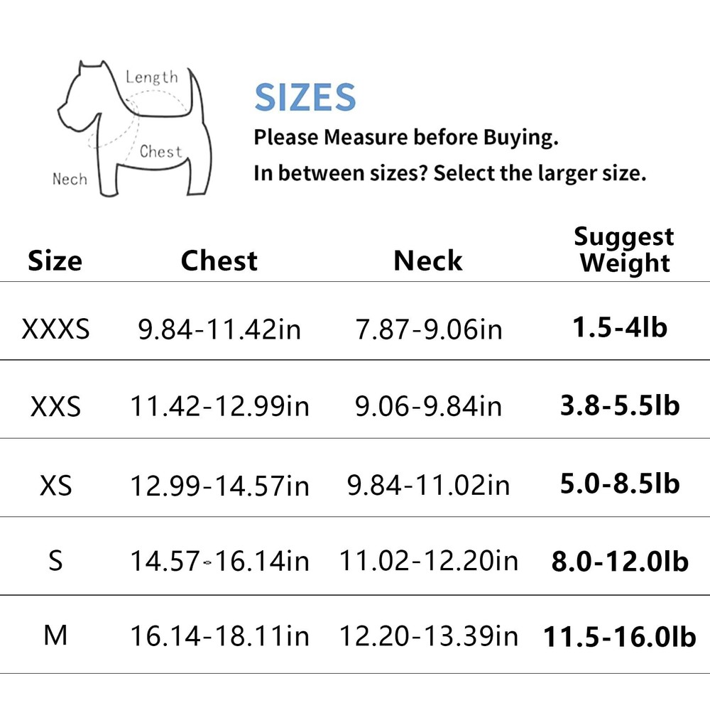 Dog Harness for Medium Dogs Chihuahua Harness Tiny Dog Harness for Cats Dogs ...