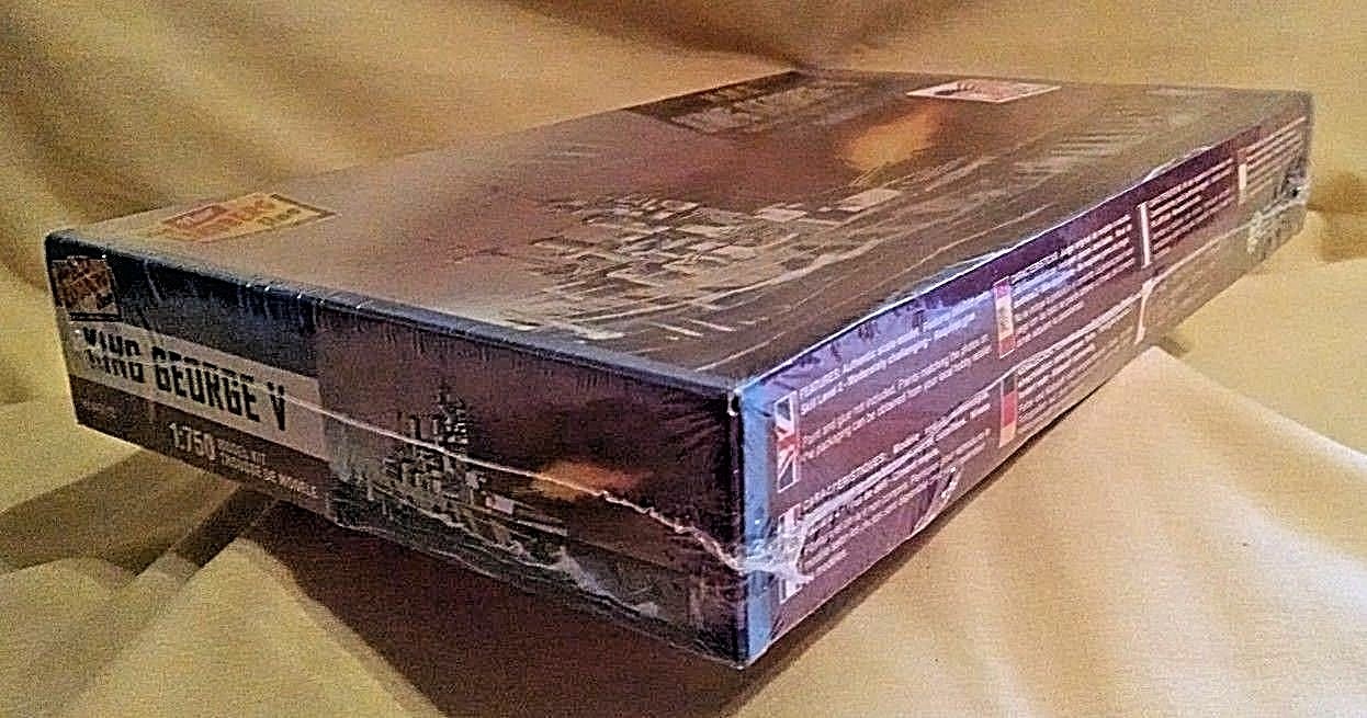 HMS King George V Model WWII British Battleship Lindberg New 2017 1:75 Sealed