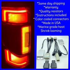 2020 - 2022 Ford F250 Tail Light Conversion Harness Halogen Blis To Led Blis