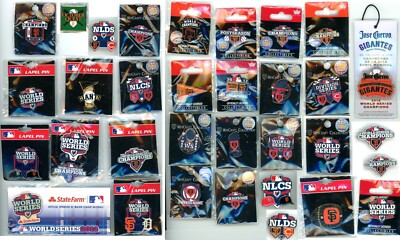 SF Giants 2012 World Series & Playoff Pin Choice Postseason pins