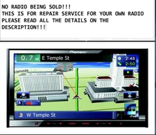 PIONEER AVIC-X850BT BROKEN/URESPONSIVE TOUCH PANEL REPLACE SERVICE NO RADIO SOLD