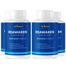 ReAwaken Advanced-Brain Support- 4 Bottles- 240 Capsules