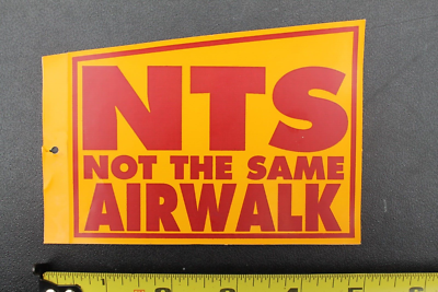 Airwalk Skateboards Shoes 80's NTS Not Same Z64B Vintage