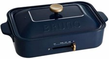 Bruno Compact Hot Plate Body Plate 2 Types Takoyaki Plane Navy Recommended