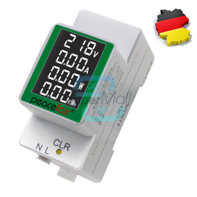 AC50V-300V 100A Digital Power Energy Voltmeter Ammeter Watt Kwh Power Meter