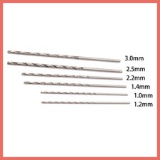Extra Long 60mm - 100mm HSS Twist Drill Bit Diameter 1mm - 3mm for Steel  Metal