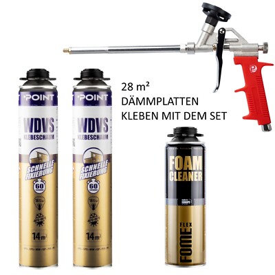Dämmstoffkleber Klebeschaum Perimeterkleber EPS XPS WDVS Pistolenschaum 850 ml