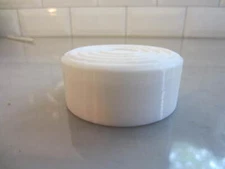 Pair (2) WOOD CROQUET MALLETS REPLACEMENT CAPS Black White Flexible Polyurethane