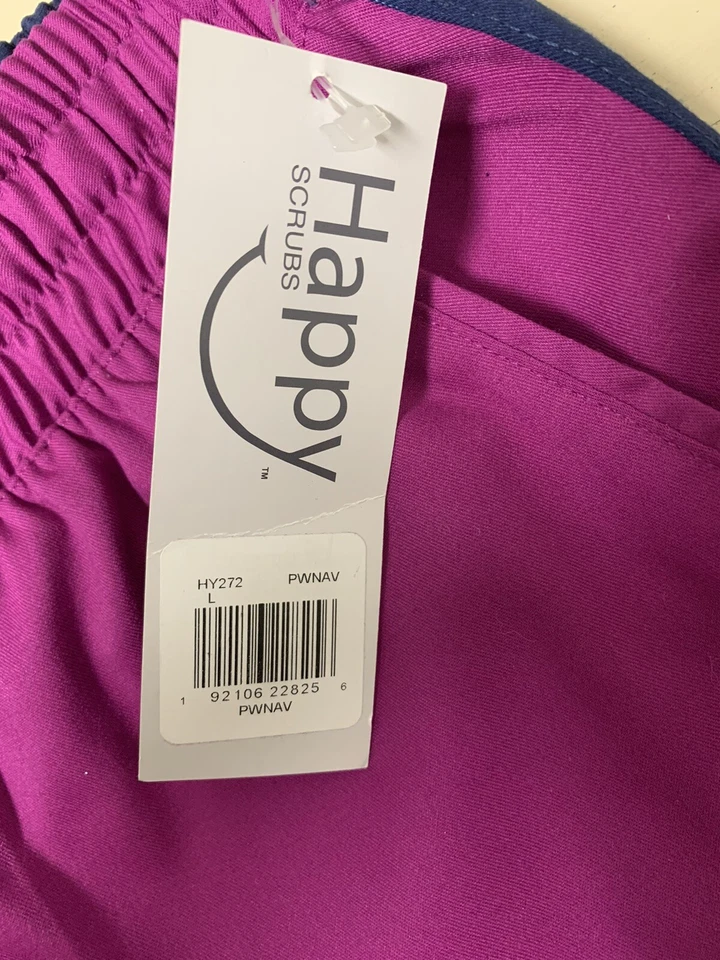 Happy Brand Elastic Drawstring Scrubs Pants Womens Size Large—NWT - Image 2 of 4
