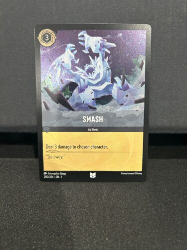 Disney Lorcana - The First Chapter FOIL Smash #200 FOIL - Picture 1 of 1