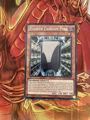 DRL3-EN031 Flower Cardian Pine Secret Rare 1st Edition Yugioh NM