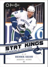 2010-11 O-Pee-Chee Hockey Stat Kings Inserts - You Choose