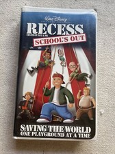 Recess School's Out Saving The World VHS Clamshell Walt Disney 