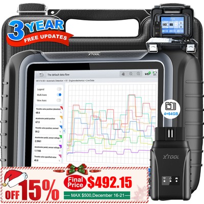  $492 XTOOL D8W Car Diagnostic Scanner E.CU Coding Topology Mapping DOIP/CANFD