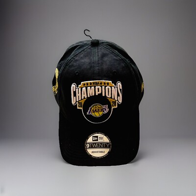 New Era LA Lakers NBA 2020 World Champions Black Hat NWT Lebron