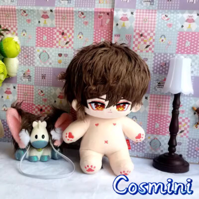 In Stock Genshin Impact Zhongli 20cm Plush Doll Dress Up Toy Gift Anime Plushie - Foto 2