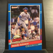 1991 DONRUSS RANDY JOHNSON SEATTLE MARINERS HIGHLIGHTS #BC-2